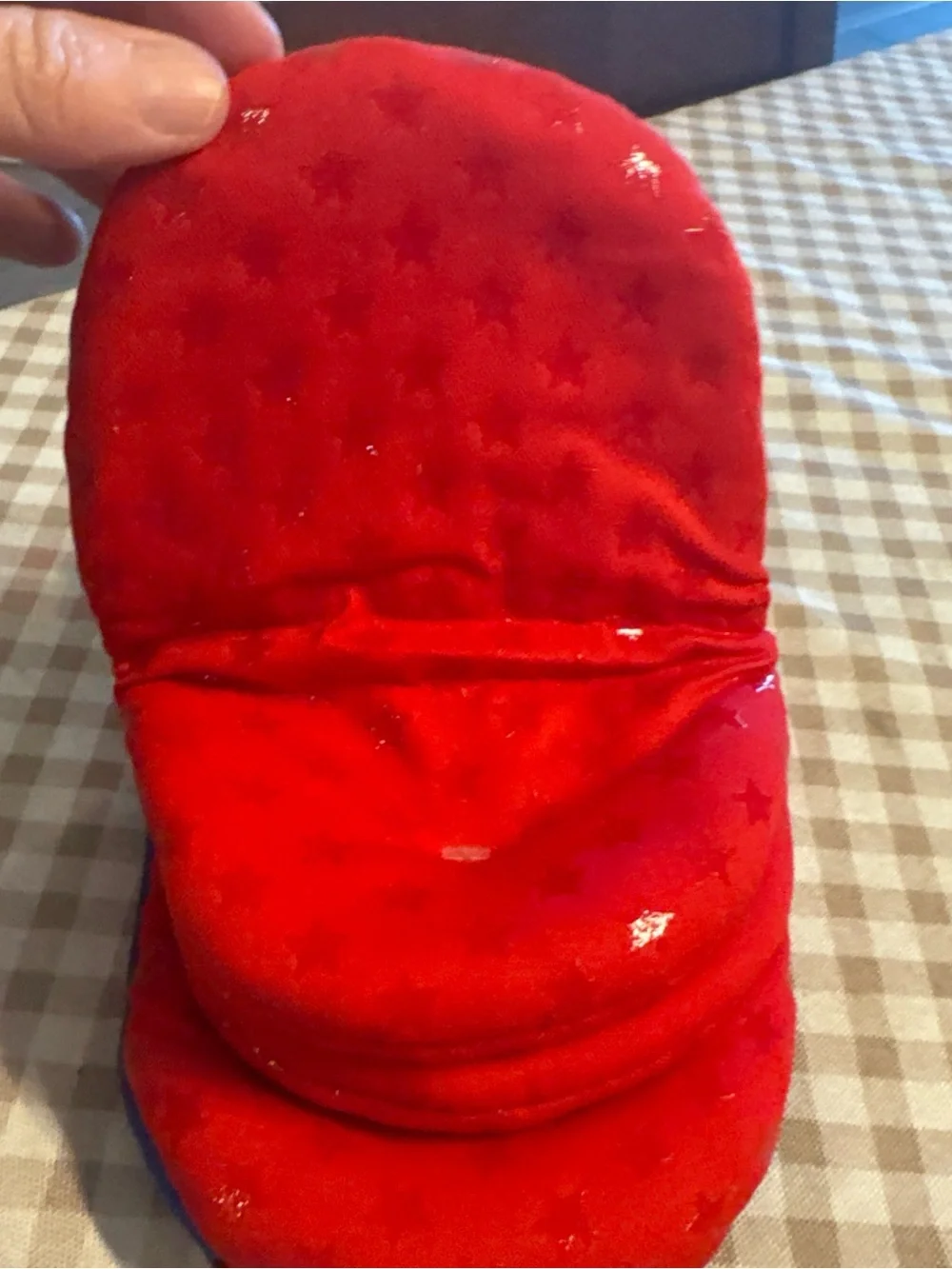 Peanuts Silicone Mini Mitts - Navy Blue & Red